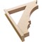 Ekena Millwork 6-in W x 36-in D x 40-in H Balboa Trad Rough Cedar Woodgrain TimberThane Outlooker, Primed Tan OUTUR060X36X40BOA04RCPR - alternate 2